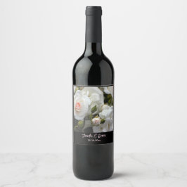 Lovely Roses Wine Bottle Labels Wijn Etiket