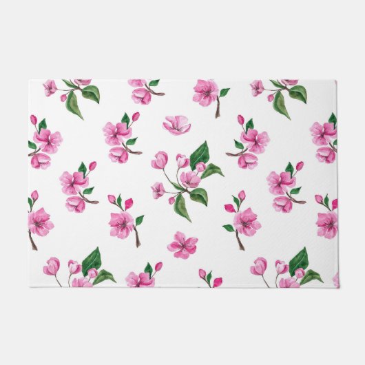 Lovely roze Cherry Blossom | Deuren Deurmat (Voorkant)