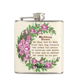 Lovely Rozen Wedding Vows Heupfles