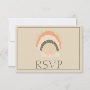 Lovely Seashell Réponse RSVP