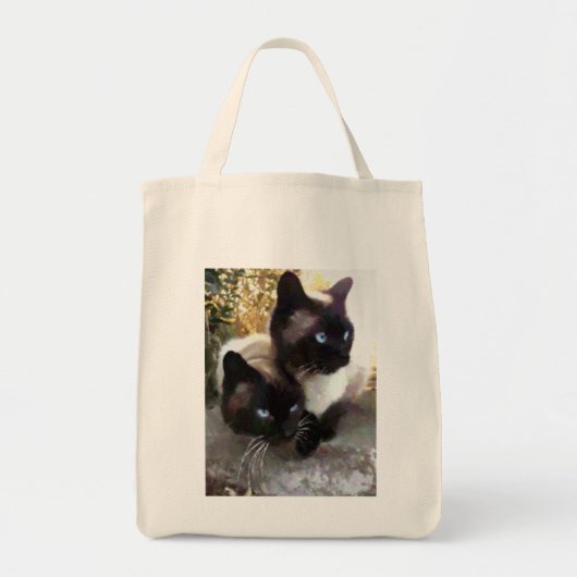 Lovely siamese tote bag (Voorkant)