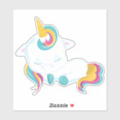 Lovely Slapende Unicorn Sticker (Vel)