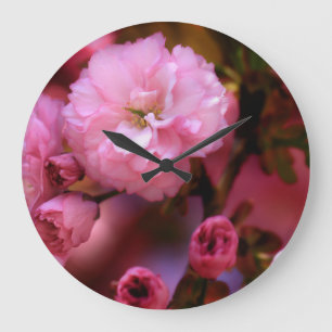 Lovely Spring roze Cherry Blossom Grote Klok