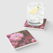 Lovely Spring roze Cherry Blossom Stenen Onderzetter (Zijkant)