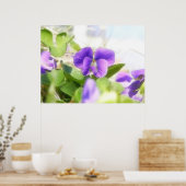 Lovely Spring Violet Poster (Keuken)