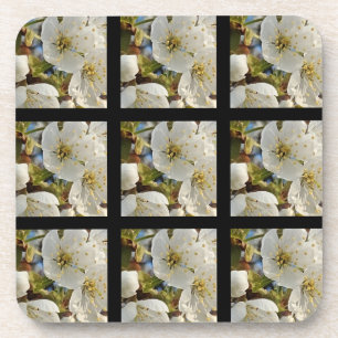 Lovely Springflower Grid Bier Onderzetter