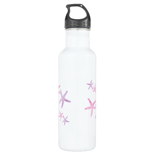 Lovely Starfish Personalized Waterfles (Achterkant)