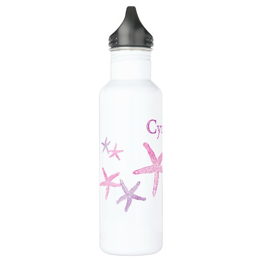 Lovely Starfish Personalized Waterfles (Links)