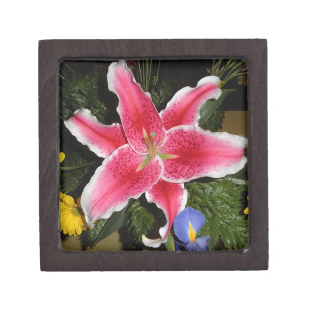 Lovely Stargazer Lily Keepomwille Box Premium Decoratie Doosje (Voorkant)