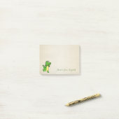 Lovely Stylish, Happy Crocodile Post-it® Notes (Op bureau)