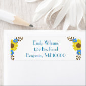 Lovely Sunflower Galore Etiket (Insitu)