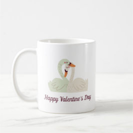 Lovely Swan Couple Valentijn | Koffie-Mok Koffiemok