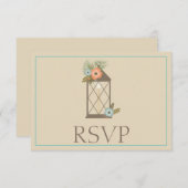 Lovely Tropical Response RSVP (Voorkant / Achterkant)