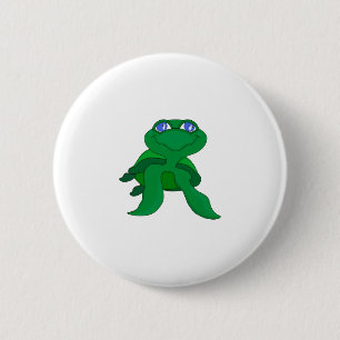 Lovely Turtle Ronde Button 5,7 Cm