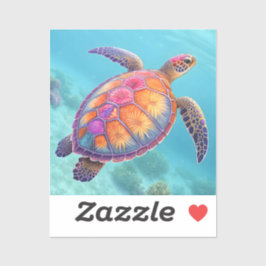 Lovely Turtle Sticker