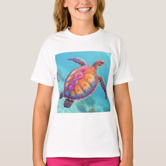 Lovely Turtle T-shirt (Voorkant)
