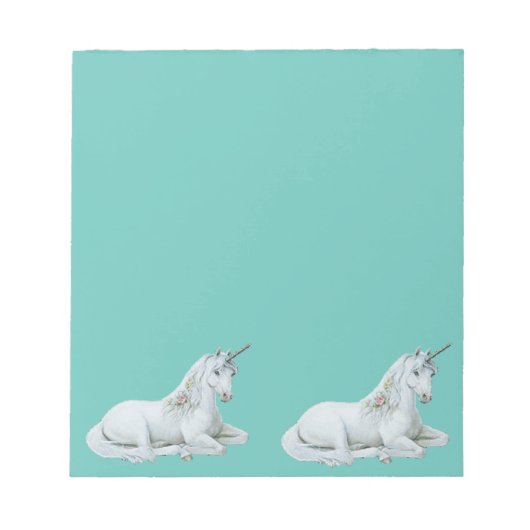 Lovely Unicorns Resting Notitieblok (Voorkant)