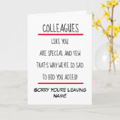 Lovely Verse Désolé De Quitter La Carte De Retrait (Fleur jaune)