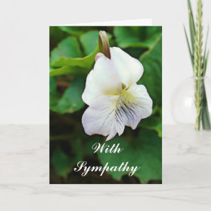 Lovely Violet Sympathie Card Kaart