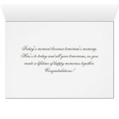 Lovely Wedding Couple (Binenzijde Horizontaal (Onderkant))