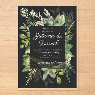lovely wedding invitation