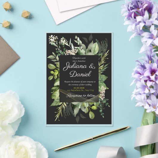 lovely wedding invitation (Insitu (Mariage))