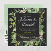 lovely wedding invitation (Devant / Derrière)