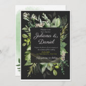 lovely wedding invitation (Devant / Derrière)