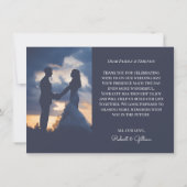 Lovely Wedding Photo Bedankkaart (Achterkant)