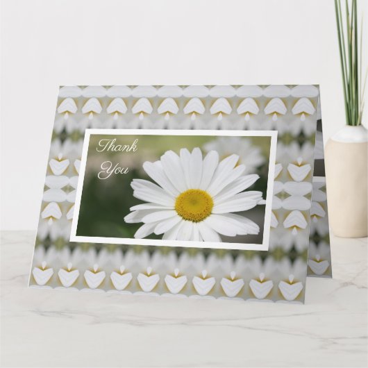 Lovely White Daisy Kaart (Voorkant)