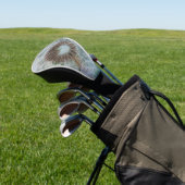 Lovely White Dandelion Golfheadcover (Insitu)