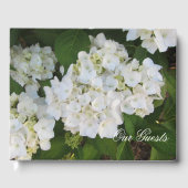 Lovely White Hydrangeas Gastenboek (Voorkant)