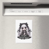 Lovely With a Dark Side Gothic Cute Magnet Magneet (Insitu (Vaatwasser))