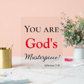 Lovely You are God's Masterpiece Scripture (Mariage)