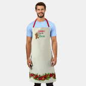 Loven van de kerstman Oven Schort (Gedragen)