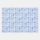 LoveNotes van het Zee Beach Ocean Modern CUSTOM Inpakpapier Vel (Voorkant)