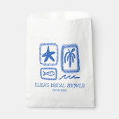 LoveNotes van Zee Schattige Beach CUSTOM Vrijgezel Bedankzakje (Voorkant)