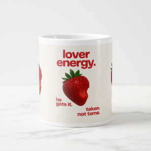 Lover Energy Mok   Aardbeibijt Koffiekop