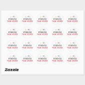 Lover Forever Pain Never Ronde Sticker (Vel)