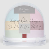 Lover House Snow Globe (Arrière)