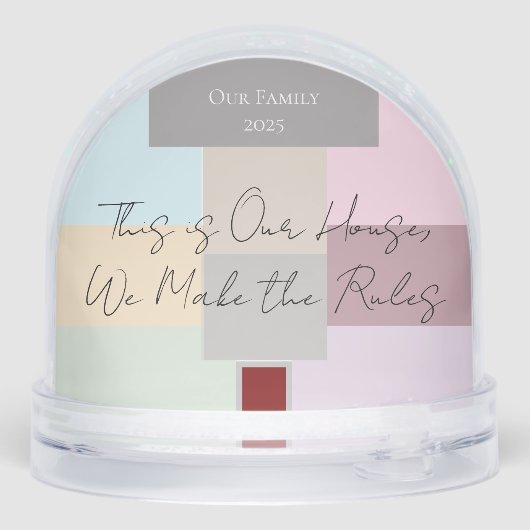 Lover House Snow Globe (Arrière)