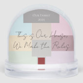 Lover House Snow Globe Sneeuwbol (Achterkant)