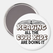 Lover Magnet van boek lezen Magneet (Voorkant / Achterkant)