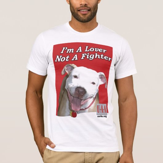 LOVER NIET FIGHTER T-SHIRT (Voorkant)