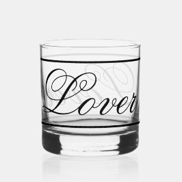 'Lover' Rocks Glass Whisky Glas