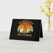 Lover Style Sunset Cactus Jackalope| Rabbit Lover Kaart (Gele Bloem)