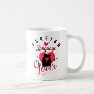 Lover vreemde taal koffiemok