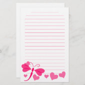 Loverly Dragon Fly Briefpapier (Voorkant / Achterkant)