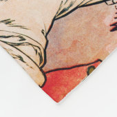 Lovers, Alphonse Mucha Fleece Deken (Hoek)