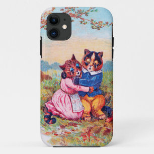 Lovers Cat (Strong Emotion), Louis Wain iPhone 11 Hoesje